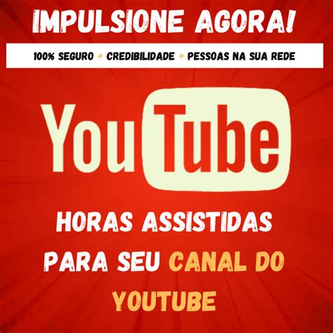 comprar horas assistidas youtube