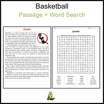 comprehension-passages-basketball Ebook Kindle Editon