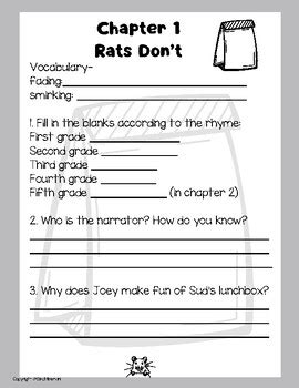 comprehension-questions-for-fourth-grade-rats Ebook Kindle Editon