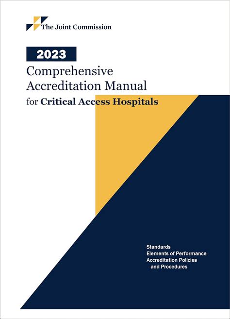 comprehensive accreditation manual critical hospitals Reader