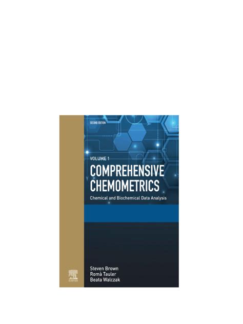 comprehensive chemometrics comprehensive chemometrics Reader