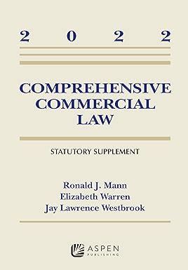 comprehensive commercial law 2013 statutory supplement Epub