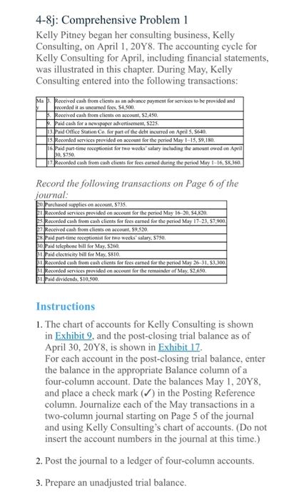 comprehensive problem 1 kelly consulting answer Kindle Editon