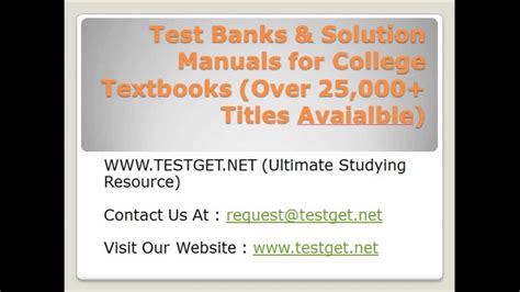 comprehensive test bank and solution manuals Kindle Editon