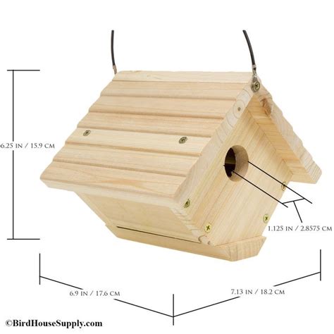 comprehensive wren bird house plans