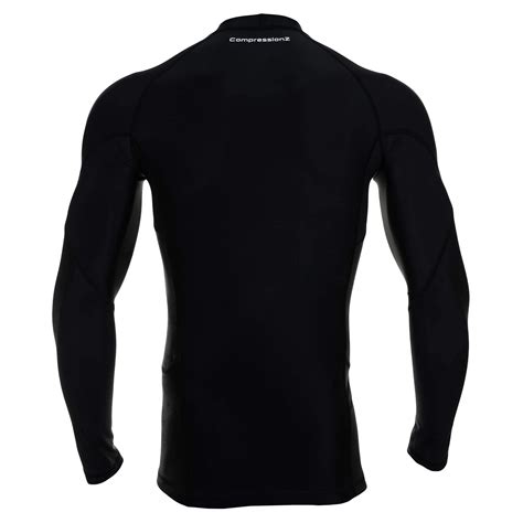 compression shirt black long sleeve