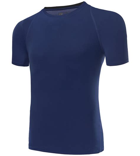 compression shirt navy blue