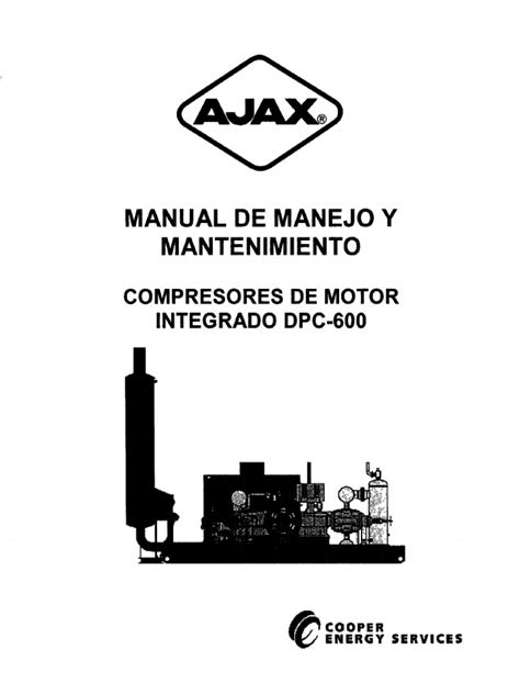 compressor ajax dpc 600 manual Kindle Editon