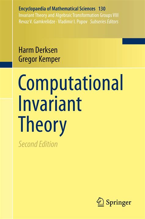 computational invariant encyclopaedia mathematical sciences Reader
