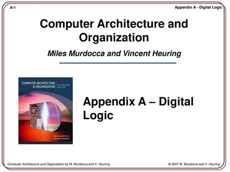 computer architecture and organization miles murdocca Doc