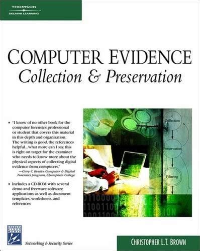 computer evidence collection and preservation Epub