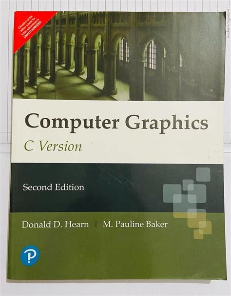 computer graphics hearn and baker 2nd edition PDF