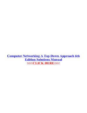 computer networking a top down approach 6th edition solutions manual Reader