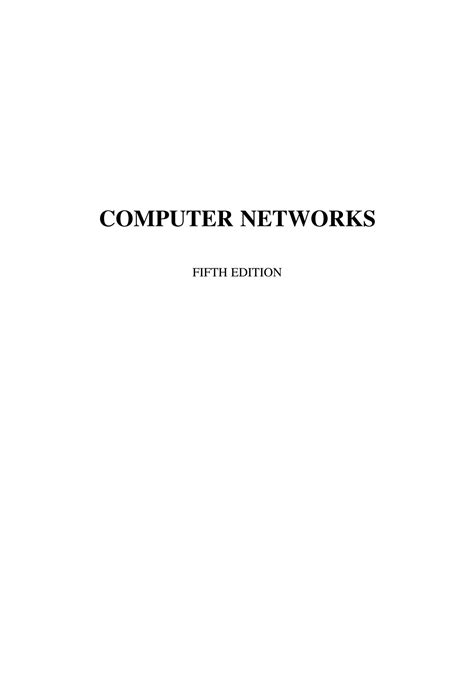 computer networks 5th edition solutions Doc