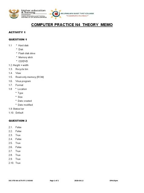 computer practice n4 november 2013 question paper Epub