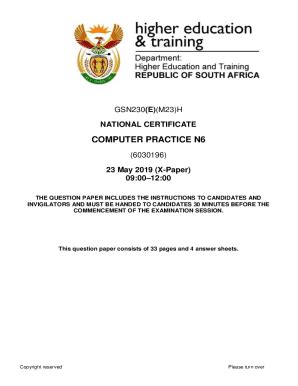 computer practice n6 question papers Reader