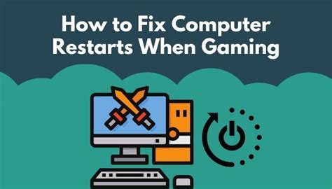 computer restarts when gaming