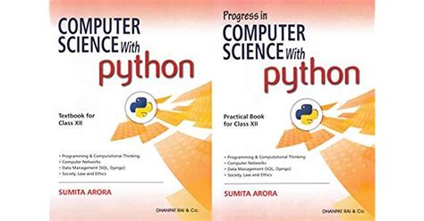 computer science with python by sumita arora pdf PDF