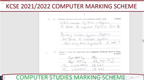 computer studies paper 1 2013 mark scheme Reader