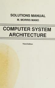 computer system architecture 3rd edition solution manual PDF