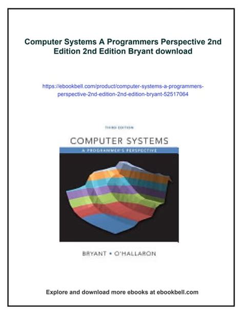 computer systems a programmers perspective 2nd edition Doc