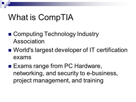 computing technology industry association comptia