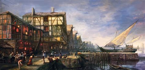 concept art of novigrad