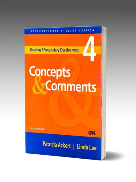 concepts and comments reading and vocabulary development Reader