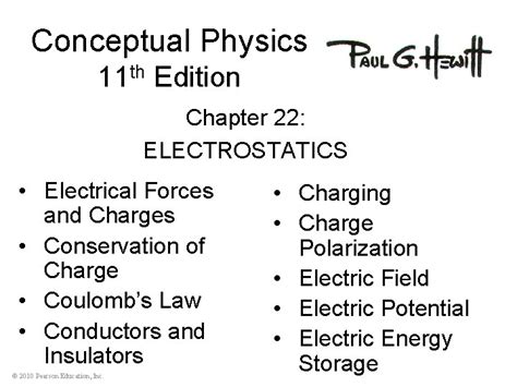 conceptual physics chapter 22 electrostatics Kindle Editon