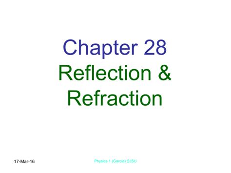 conceptual physics chapter 28 reflection refraction Ebook Epub