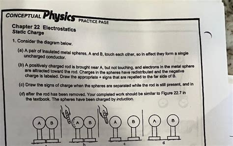 conceptual physics practice page chapter 22 electrostatics static charge answers Doc