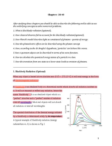 conceptual physics review chapters 38 40 Doc