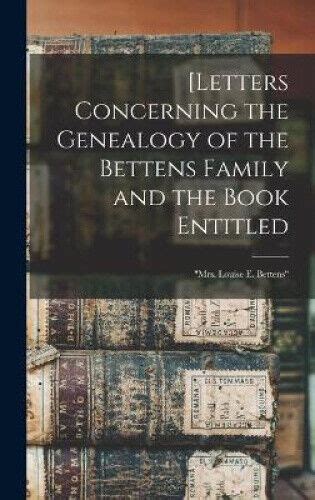 concerning genealogy bettens family entitled Doc