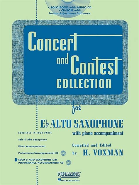 concert and contest collection for eb alto sax book or cd pack rubank book or cd PDF