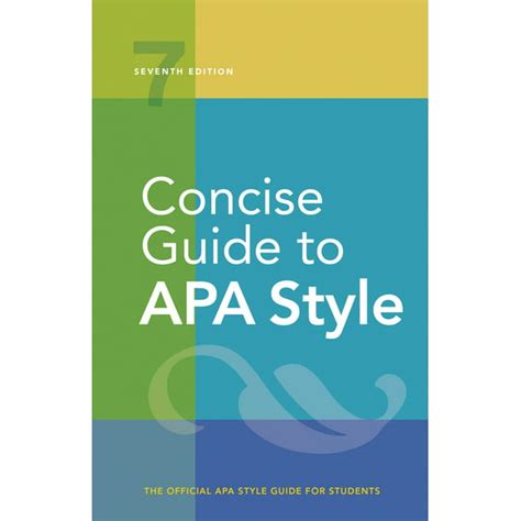 concise guide to apa style seventh Kindle Editon