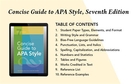 concise guide to apa style seventh Kindle Editon