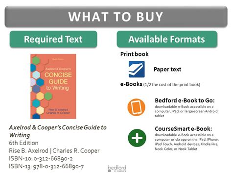 concise guide to writing 6th edition Reader