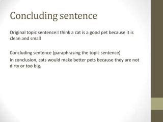 concluding sentence about both cats and dogs Reader