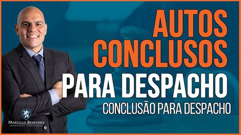 concluso os autos para despacho