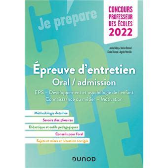 concours professeur coles oral dadmission Kindle Editon