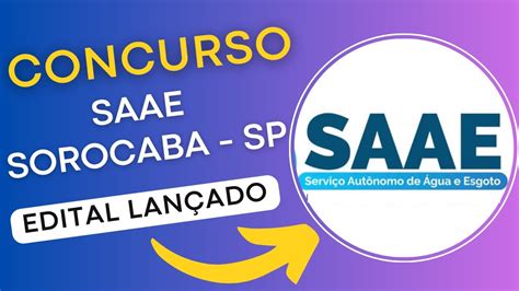 concurso SAAE Sorocaba