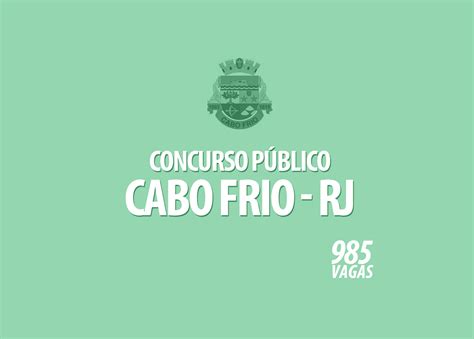 concurso em cabo frio