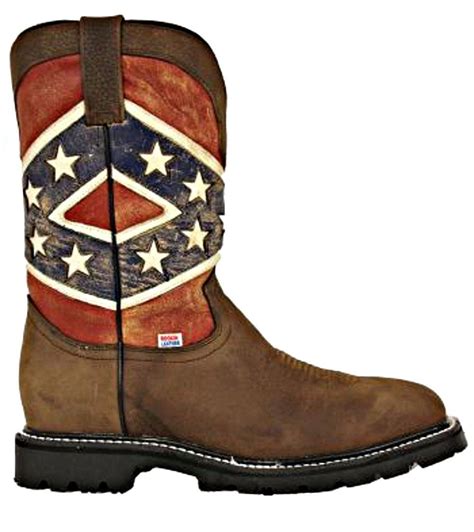 confederate flag boots