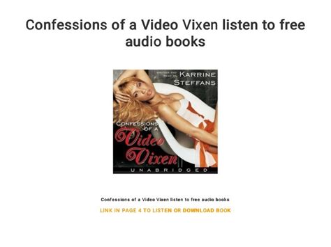 confessions of a video vixen read online Reader
