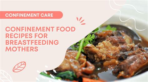 confinement food recipe