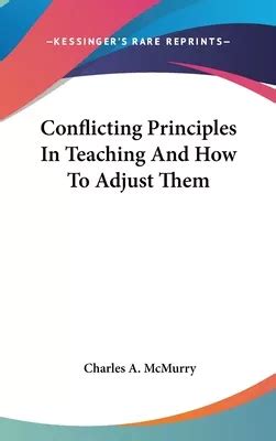 conflicting principles teaching classic reprint PDF