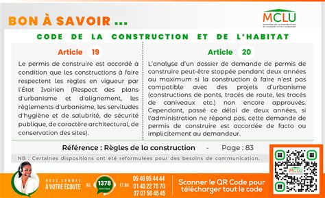 congo code de la construction et de lâ€™habitat permis de construire pdf PDF