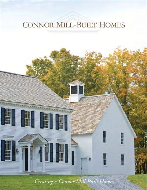 Connor Mill Built Homes Catalog
