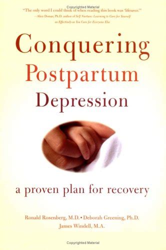 conquering postpartum depression a proven plan for recovery PDF