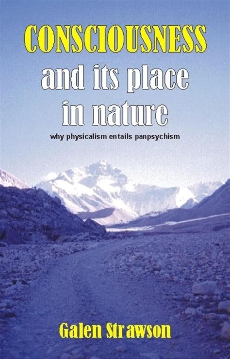 consciousness and its place in nature does physicalism entail panpsychism? Reader